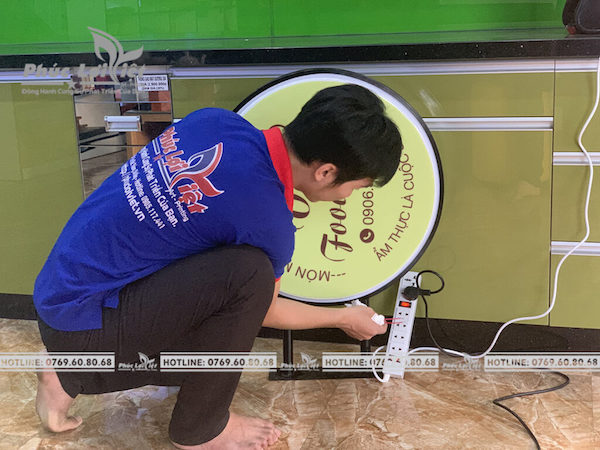 Phúc Lợi Việt chuyên thiết kế, thi công hộp đèn hút nổi giá rẻ tại Đà Nẵng