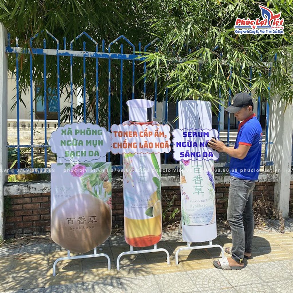 Sản xuất standee quảng cáo ở đâu