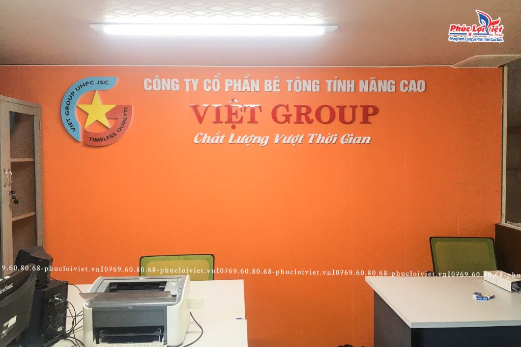 Làm Logo Backdrop Văn Phòng